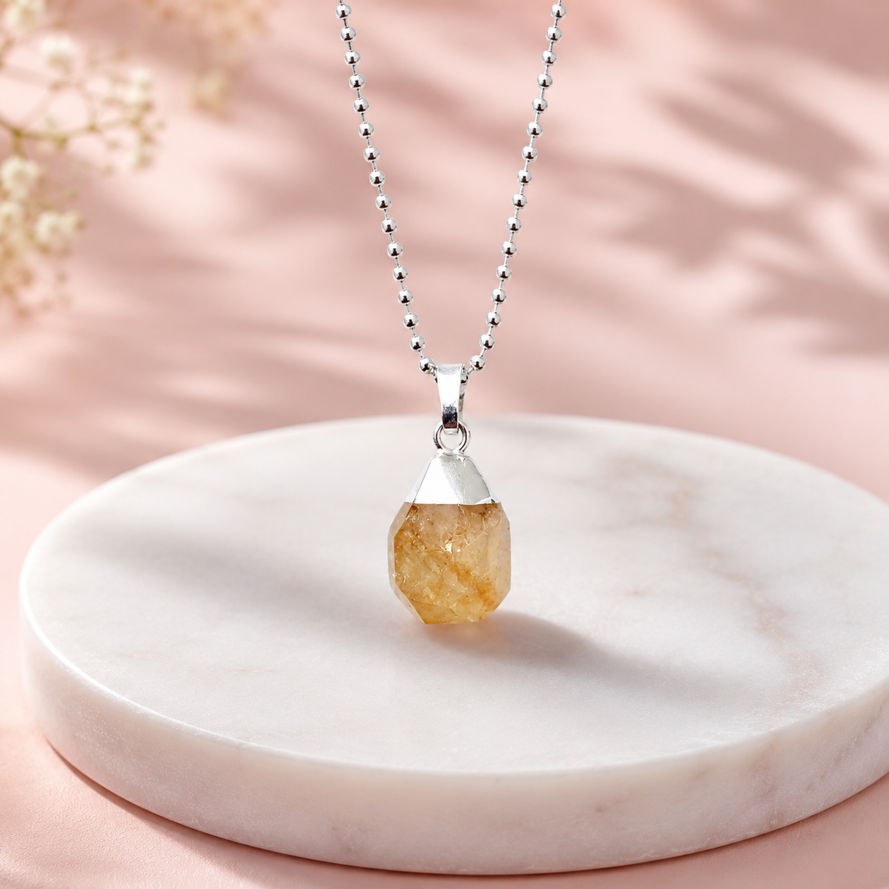 Happiness Citrine Pendant